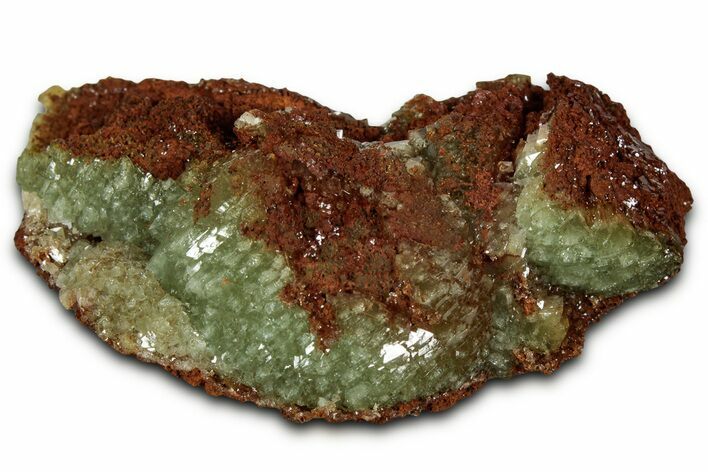 Fluorescent, Gemmy Adamite Crystals on Matrix - Mexico #356632